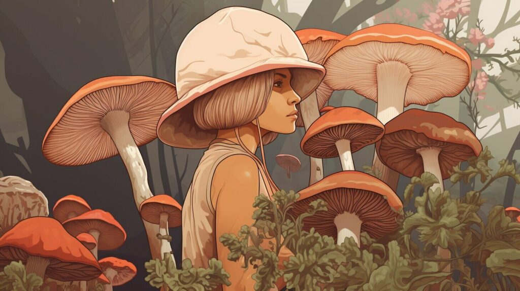 asian mushroom species with health benefits