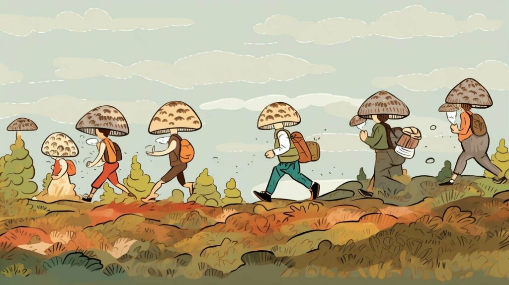 mushroom foragers