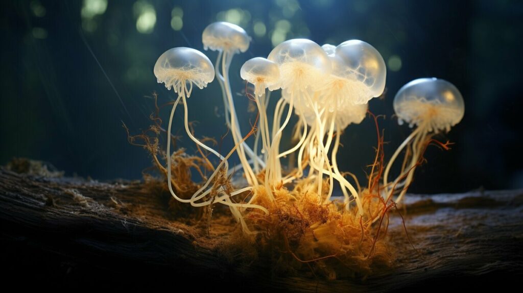 mushroom spore germination