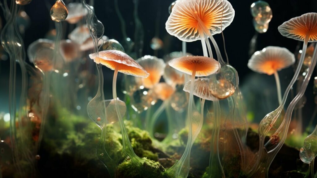 mushroom spores