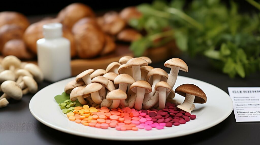 mushrooms protein content
