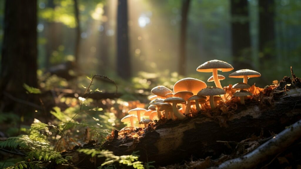 organic and wild-harvested mushrooms