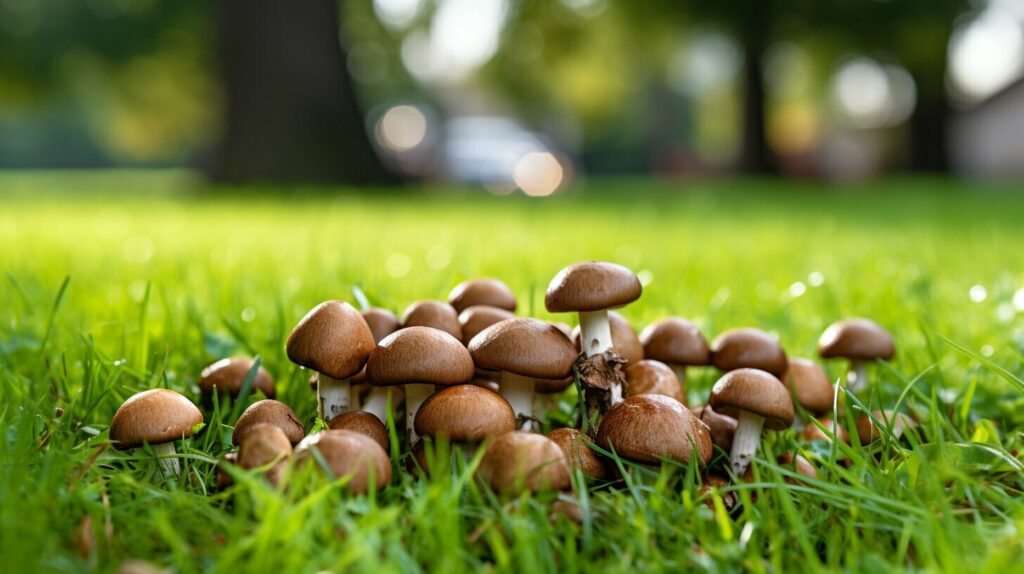 common yard mushrooms