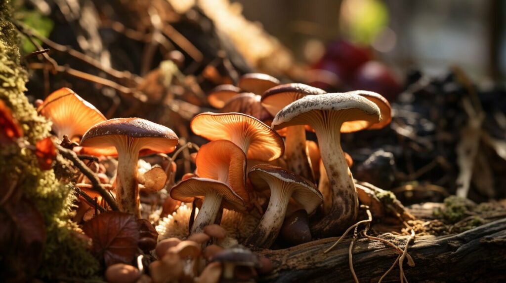 edible mushroom stems