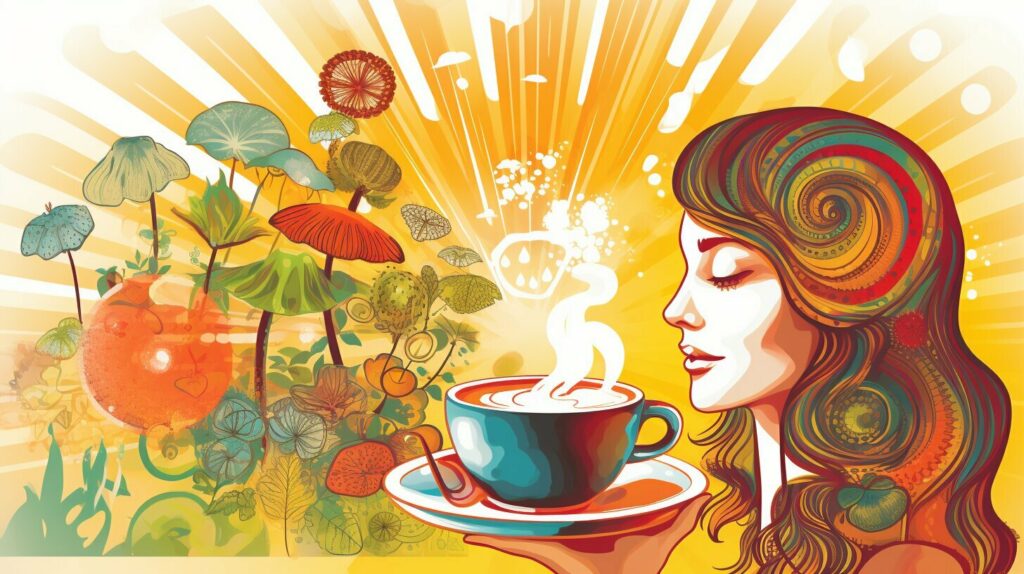 health benefits of mushroom coffee