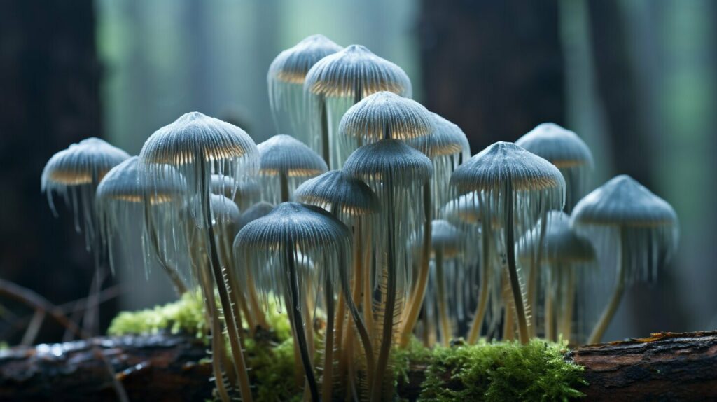 poisonous mushroom stems