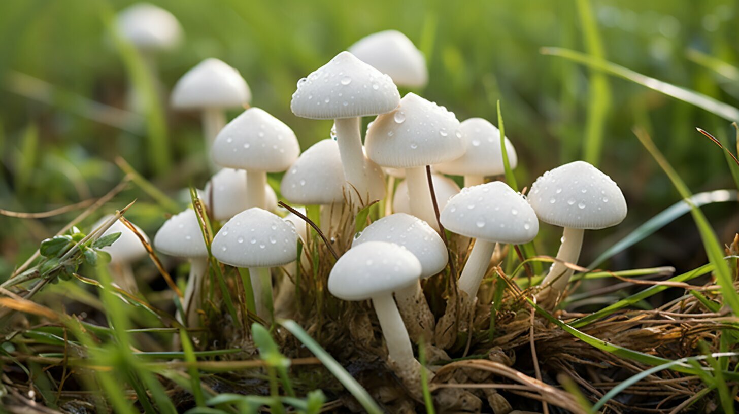 types of yard mushrooms