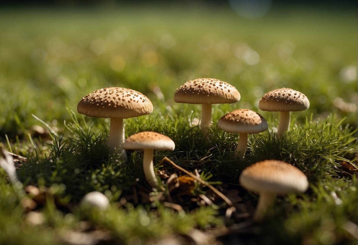 lawn mushrooms healthy grow