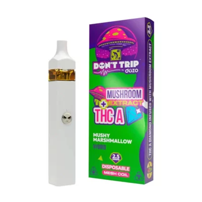 don't trip with dozo mushroom extract + thca disposables 2.5 gram, indulge in the mushroom extract experience.