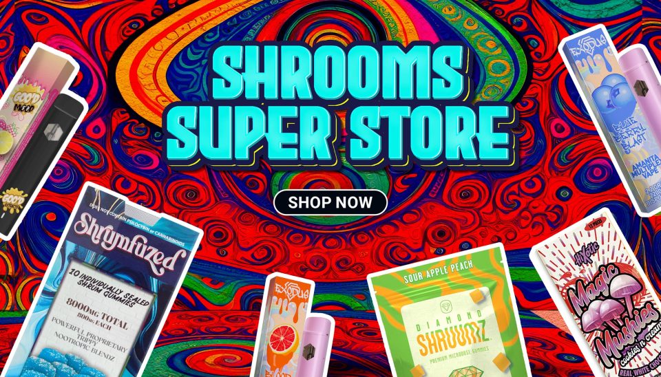mushroom super store - shop now.